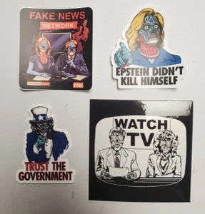 THEY LIVE Movie (1988) AUFKLEBER 4 PACK LOT 🎬 🎞 🎥 🎦 📽 🎟  - Bild 1 von 12