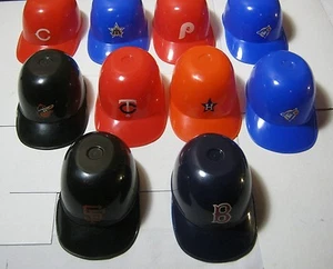 Laich Small 5" Toy Collectible Baseball Helmets Lot of 10 - Picture 1 of 9