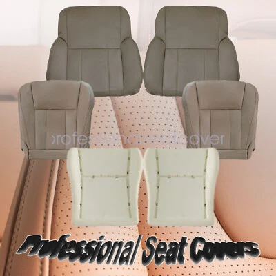 For Toyota 4Runner 1996-02 Driver + Passenger Leather Seat Cover & Foam Cushion - Image 1 of 4