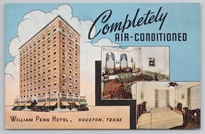 Postal de William Penn Hotel en Houston TexasTX - Imagen 1 de 2