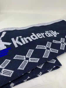 Kinderdijk Holanda Bufanda Tejida Azul Blanco Molinos de Viento 50" Largo  - Imagen 1 de 12