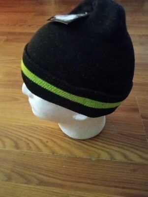 Lot Of 5 WORK Build Great Things Toboggan Beanie Hat Safety Stripe  - Image 1 of 4