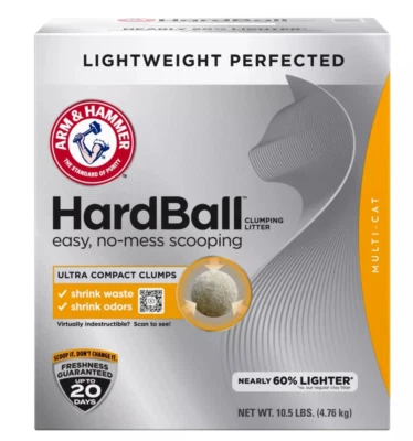 DREAMEDGE SHOP Arm & Hammer Hardball Cat Litter - 10.5lbs