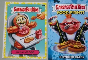 GARBAGE PAIL KIDS 2021 FOODFIGHT "GIALLO" card #51b Messy Jesse - Foto 1 di 3