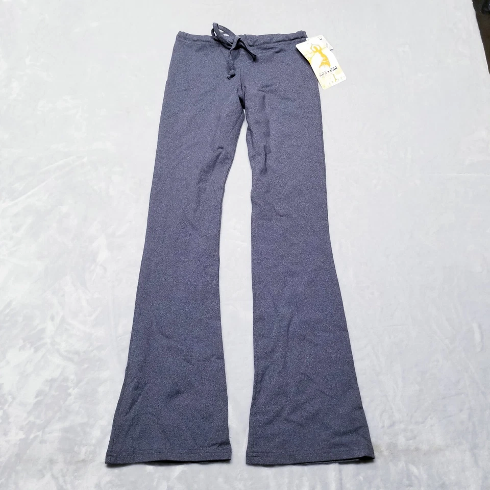 New KOS USA Yoga Pants Leggings Size Small Gray Lycra | Made in America - Image 1 of 4