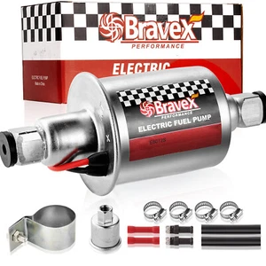 Bravex Universal Gas Pump Electric Fuel Pump E8012S High Performance 12V - Picture 1 of 6