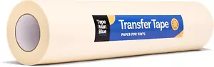 Transfer Tape for Vinyl, 24 Inch X 100 Feet, Paper with Layflat Adhesive. Americ - Picture 1 of 12