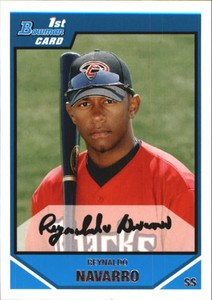 2007 Bowman Chrome Draft Draft Picks Baseball Card #BDPP41 Reynaldo Navarro