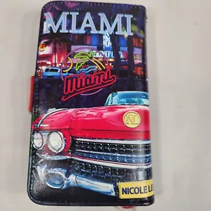Nicole Lee NIKKY Universal Cell Phone Case & Wallet Cruisin in Miami Beach 2 - Picture 1 of 5