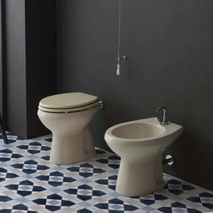Sanitari in ceramica Colore Champagne, copriwater - Foto 1 di 5