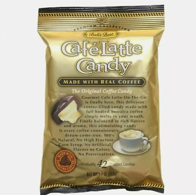 Bali's Best Cafe Latte Coffee Hard Candy (Pack Of 1) - Image 1 of 4