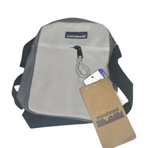 Patagonia Bag Sling Pack Gray Black One Size Crossbody Outdoor Essential Logo - Picture 1 of 3