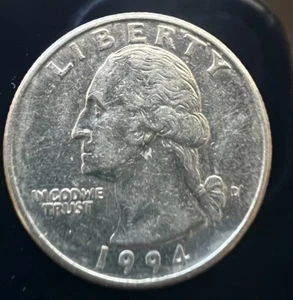 1994 D WASHINGTON QUARTER DDO‼️😮 - Picture 1 of 7