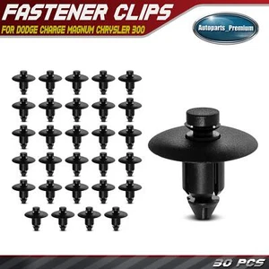 30Pcs 9mm Hole Nylon Door Trim Panel Clips Retainer Push-Type for Dodge Chrysler - Picture 1 of 10