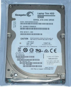 Seagate Thin 320GB SATA 2.5" ST320LT012 HDD Laptop - Picture 1 of 4