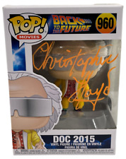 CHRISTOPHER LLOYD SIGNED BACK TO THE FUTURE POP FUNKO 960 DOC BROWN AUTO BAS