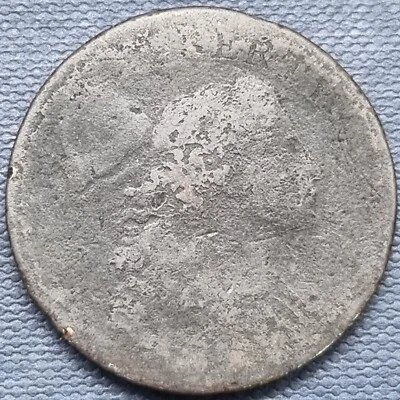 1794 Flowing Hair Large Cent 1c heavily Circulated #78439 - Image 1 of 2