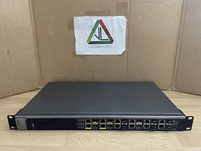 Netgear GSM7212F Prosafe 12-Port Fiber Gigabit L2+ PoE+ Managed Switch -Inc VAT - Image 1 of 4