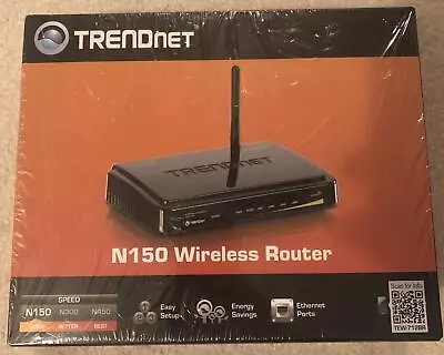 TRENDnet TEW-712BR 150 Mbps 4-Port N Router -FACTORY SEALED - Image 1 of 4