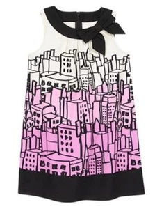 NWT Gymboree POSH and Playful  City Ombre Black Purple Dress SZ 4 5 6 7 8  Girls - Picture 1 of 2