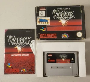 Warlock - Super Nintendo (SNES) Game *BOXED - W/ Manual - Free Tracking* - Picture 1 of 7