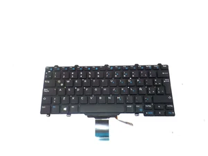 New Spanish Dell OEM Latitude E7250 / E5250 Laptop Keyboard w/Backlight - 48G8Y - Afbeelding 1 van 2