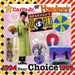 Carl's Jr. Hardees 1994 1995 BEAKMAN'S WORLD CIENCIA FÍSICA tipo TU juguete ELECCIÓN - Imagen 1 de 18
