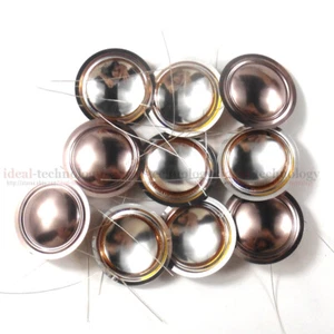 10x 20.4 mm Mylar Domo Diafragma Altavoz Tweeters Bobina de voz 4 ohmios de la misma manera - Imagen 1 de 7