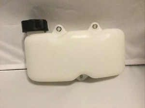 White Plastic Fuel Gas Tank Asmbly Replacement For Lawn Equipment 7.5”x4.5”x2.5” - Picture 1 of 7