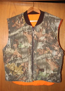Walls Blizzard Pruf Timber Advantage Camo Reversible Orange Insulated Vest Gr. L - Bild 1 von 11