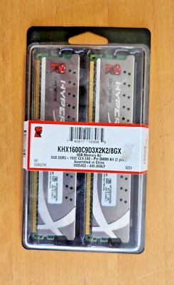 Kingston HyperX KHX1600C9D3X2K2/8GX Kit Of 2 (2x4GB) DDR3-1600 Memory RAM - Image 1 of 4