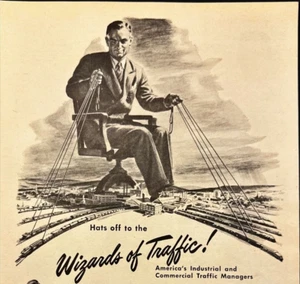 1946 The New Haven Railroad Commercial Traffic Managers Vintage Print Ad - Picture 1 of 7