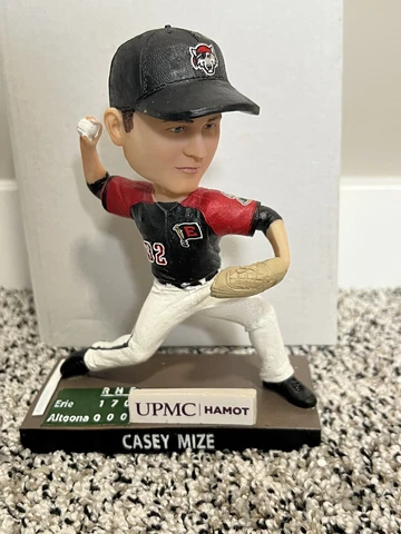 Casey Mize No Hitter Bobblehead Erie Seawolves Detroit Tigers SGA New In Box Cover