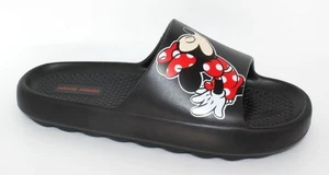 NUEVO MINNIE & MICKEY MOUSE Mujer Sandalias Besando Toboganes Talla 8 - Imagen 1 de 5