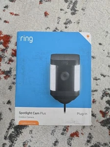 Ring - Spotlight Cam Plus Outdoor/Indoor 1080p Plug-In Surveillance Camera - ... - Picture 1 of 6