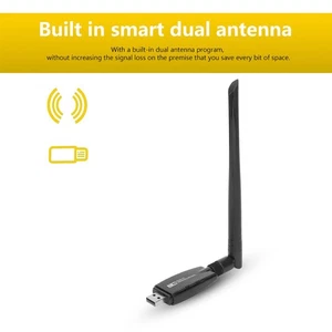 Wireless Network Card 300Mbps High Speed Small Size Portable WiFi Adapter Ca NEW - Zdjęcie 1 z 12