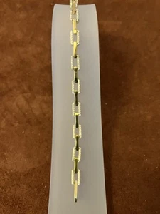 UTC massives Vermeil luxuriöses CZ Armband Schmuck Konvolut S - 7 Zoll - Bild 1 von 3