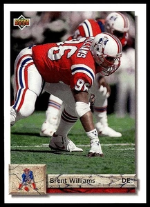 Brent Williams 1992 cubierta superior #190 - Imagen 1 de 2