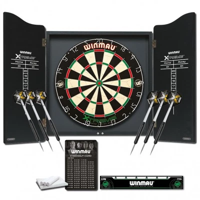 Winmau Xtreme - Dartscheibe/Dartboard & Cabinet-Set - inklusive Zubehör - Bild 1 von 4