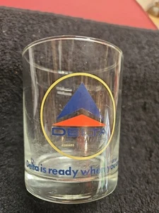 Vintage Delta Airlines Highball Glass France Route Pre-owned - Picture 1 of 10