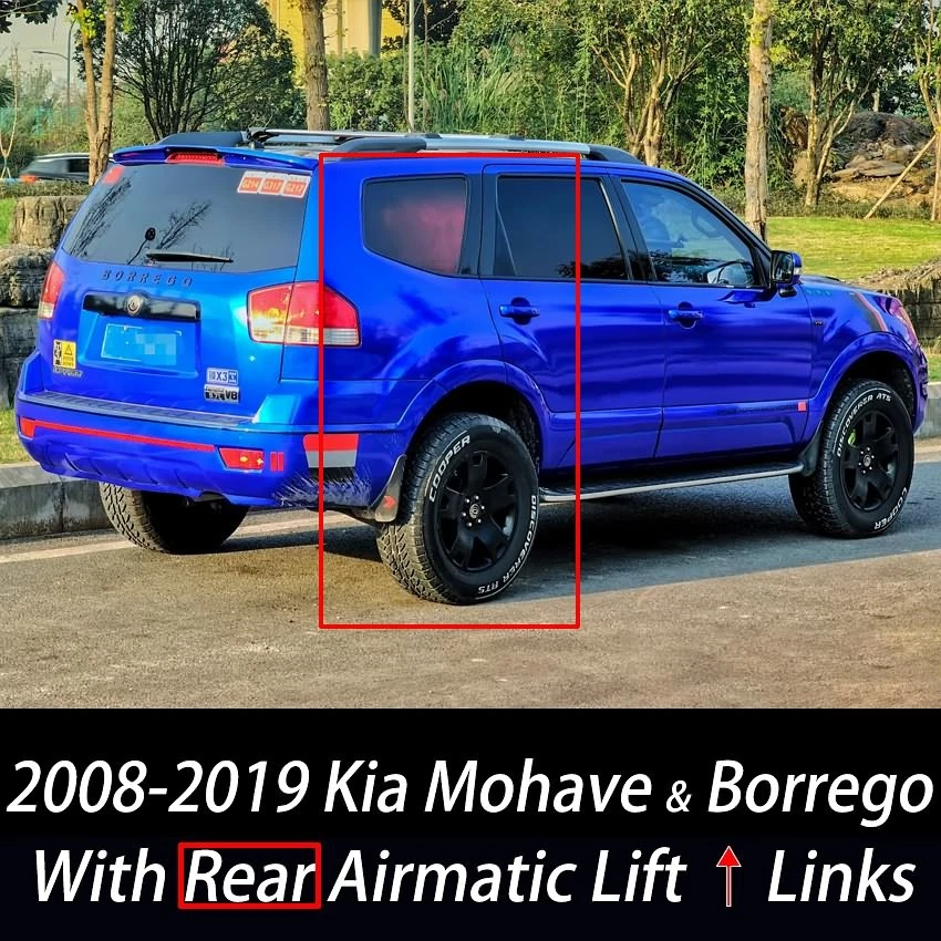 For 2008-19 Kia Mohave Borrego Rear Air Ride Lifting Raise Links Kit Levell Rods - image 1 of 4