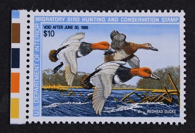 CKStamps: US Federal Duck Stamps Collection Scott#RW54 $10 Mint NH OG  - Image 1 of 2