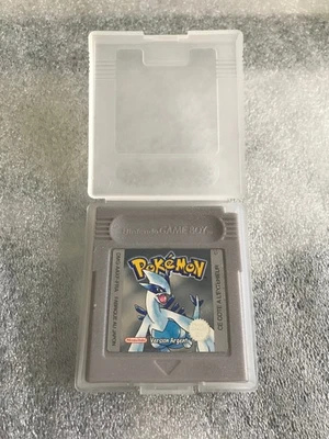 Pokemon Version Argent Nintendo Game boy Gameboy AUTHENTIQUE 🔋 PILE NEUVE 🔋 - Photo 1/4