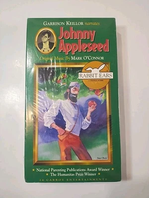 Johnny Appleseed VHS Garrison Keillor 1992 RABBIT EARS Vintage Brand New Sealed — 第 1/4 张图片