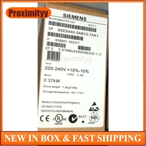 New Siemens 6SE6440-2AB13-7AA1 6SE6 440-2AB13-7AA1 MICROMASTER440 without filter - Picture 1 of 3