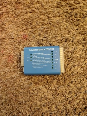 PC 20pin 24pin 4/6/8 pin ATX SATA HDD Floppy LED Power Supply Voltage Tester - Image 1 of 4