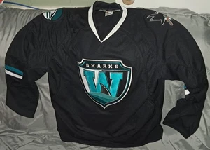 Worcester Sharks Trikot/Shirt Large Reebok CCM AHL Hockey Kruczek San Jose Erwachsene - Bild 1 von 8
