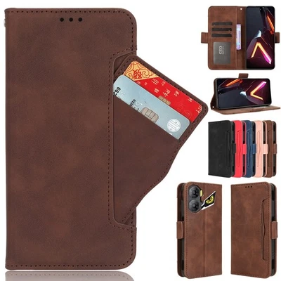 For ZTE nubia Neo 3 5G, Separable Card Slot Leather Wallet Stand Soft Case Cover - Image 1 of 4