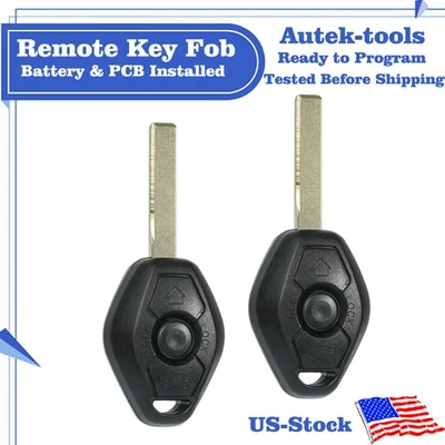 2 para BMW 3 5 7 8 M3 M5 M6 X3 X5 EWS MANDO A DISTANCIA HU92 315 MHz ID44 Foto 1 de 3