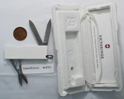 Victorinox Classic Tomo Swiss Army knife (white)- retired, new in package #A211 - Image 1 of 4